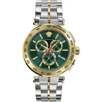 Versace Herreur VE6CA0523 Aion Grøn/Stål Ø45 mm