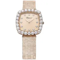 Chopard Dameur 10A386-5107 L Heure Du Diamant Rosa guldfarvet/18