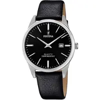 Festina Herreur F20512-4 Sort/Læder Ø39 mm