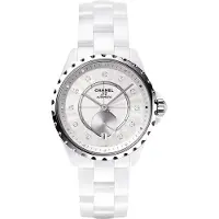 Chanel Dameur H4345 J12 Hvid/Keramik Ø36.5 mm