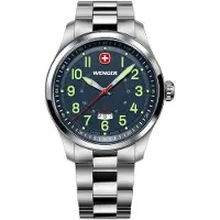 Wenger Herreur 01.0541.123 Terragraph Blå/Stål Ø43 mm