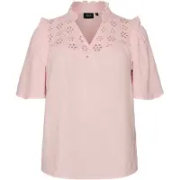 Zizzi Bluse 'Vivu' pastelpink