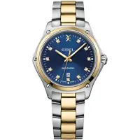 Ebel Dameur 1216620 Discovery Blå/18 karat guld Ø33 mm