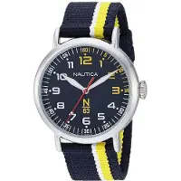 Nautica Herreur NAPWLS907 Wakeland Sort/Tekstil Ø40 mm