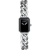 Chanel Dameur H3248 Premiere Sort/Stål 16x22 mm