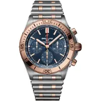 Breitling Herreur UB0134101C1U1 Chronomat B01 42 Blå/18 karat rosa