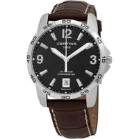 Certina Herreur C034.451.16.057.00 Ds Podium Sort/Læder Ø40 mm