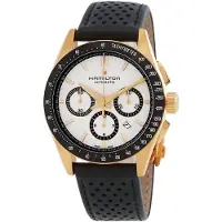 Hamilton Herreur H36626710 Jazzmaster Performer Hvid/Læder Ø42 mm