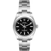 Rolex Dameur 277200-0002 Oyster Perpetual 31 Sort/Stål Ø31 mm