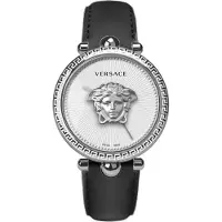 Versace Dameur VCO130017 Palazzo Empire Sølvfarvet/Læder Ø39 mm