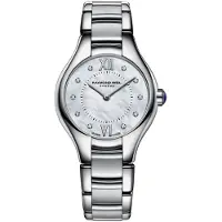 Raymond Weil Dameur 5124-ST-00985 Noemia Hvid/Stål Ø24 mm