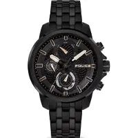 Police Herreur PEWJK0021508 Newport Sort/Stål Ø43 mm