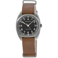 Hamilton Herreur H76419531 Sort/Læder Ø36 mm