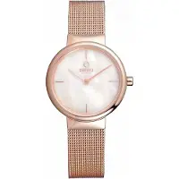 Obaku Dameur V153LXVWMV Klar Grå/Rosaguldtonet stål Ø26 mm