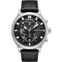 Police Herreur PEWGC0054205 Wadden Sort/Læder Ø46 mm