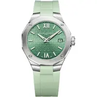 Baume & Mercier Dameur M0A10611 Riviera Grøn/Gummi Ø36 mm