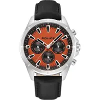Police Herreur PEWJF0005804 Malawi Orange/Læder Ø45 mm