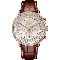 Breitling RB0139631G1P1 Navitimer Hvid/Læder Ø41 mm