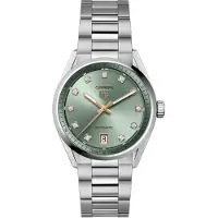 TAG Heuer Dameur WBN2317.BA0001 Carrera Grøn/Stål Ø36 mm