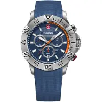 Wenger Herreur 01.0643.124 Seaforce Blå/Gummi Ø43 mm