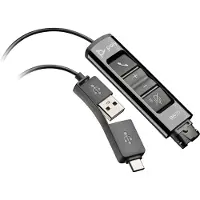 HP Poly DA85 - Kabel til hovedsæt - USB, USB-C han til Quick Disconnect han - 1.3 m - for OMEN 40L by GT21-1026nd Poly DA70, DA75, DA80, DA85-M