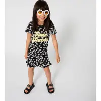 Marc Jacobs Marc Jacobstil piger. W60861 Sort t-shirt-kjole (12Y= 150cm), Casual, Bomuld, Korte ærmer, børnetøj