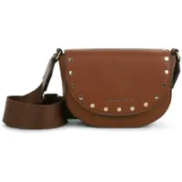 Michael Kors Michael Korstil piger. R30634 Brun halvmåne-skuldertaske (OSFA), Casual, Polyuretan, børnetøj