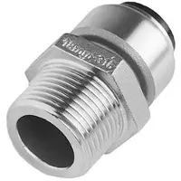 Roth rustfri indstiksfitting overgangsnippel 22 mm - 3/4