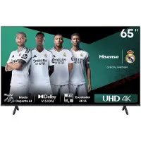 Hisense 65E6NT - 65 Diagonal klasse E6NT Series LED-bagbelyst LCD TV - Smart TV - VIDAA - 4K UHD (2160p) 3840 x 2160 - HDR - Direct LED - sort