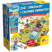 Lisciani Maly Geniusz, Quiz - Dinosaurer og den primitive mand - P54374