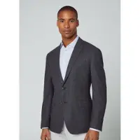 Hackett London Hackett Londontil mænd. HM443266 Performance blazer grå (42/30), Casual, Party, Bomuld, Klassisk, Lange ærmer