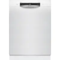 Bosch Serie 6 SMU6ZCW10S Underbygningsopvaskemaskine med PerfectDry / Zeolith - Hvid
