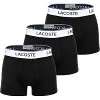Lacoste Boksershorts sort / hvid