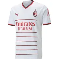 Puma A.C. Milan Away 22/23 Replica Jersey Men, Clothing, White/Tango Red, XL