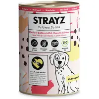 STRAYZ BIO 6 x 400 g - Økologisk kalkun med økologisk græskar, økologisk fennikel og økologiske ris
