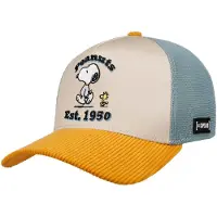 Capslab Hætte 'Gorra beige cord snoopy trucker cap' beige