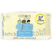 Cottons , Økologisk, Længere Liners, Ultra-Tin, Udsat, 32 Liner