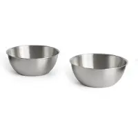 HAY Outdoor Market serveringsskål Rustfrit stål, 700 ml, 2-pak