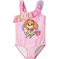 Name It Mini Badedragt 'Paw Patrol' cognac / pink / hvid