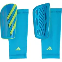 Adidas Benskinner Tiro League Ice Cold Precision - Blå/Gul, størrelse M: 140-160 cm