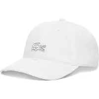Lacoste Hætte 'Gorra blanca toned logo unstructured cap' hvid