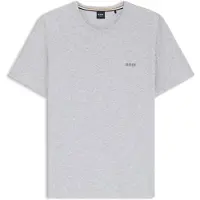 BOSS T-shirt i bomuld med stræk og broderet logo