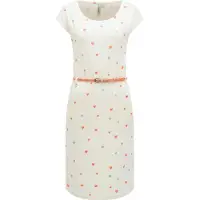 Ragwear Sommerkjole 'Lilithe Youmodo' elfenben / lysegrøn / mørkeorange / pink