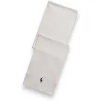 Ralph Lauren Polo Ralph Laurentil mænd. 710886139021 Off-white tørklæde i kæmmet bomuld (OSFA), Hvid, Casual