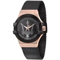 Maserati Herreur R8853108010 Potenza Sort/Stål Ø40 mm