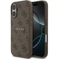 GUESS 4G Ring Classic Logo MagSafe-etui til iPhone 17 - Brun