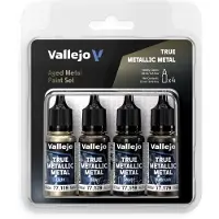 Vallejo True Metallic Metal set Aged Metal 4x18ml