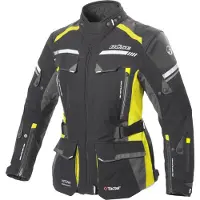 Büse Highland Pro Dametekstiljakke Sort/Neon-gul 38