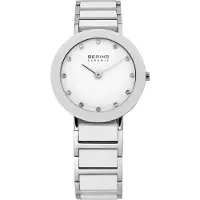 Bering Dameur 11429-754 Ceramic Hvid/Stål Ø29 mm