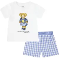 Polo Ralph Lauren Acc Polo Ralph Lauren Nattøj - Harbor Island Blue m. Bamse - - 16 år (176) - Nattøj 2-delt